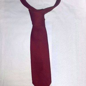 Necktie Maroon Woven Diagonal Stripe~Brittsport